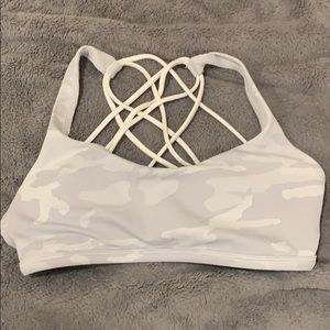 LULULEMON camo Sports Bra